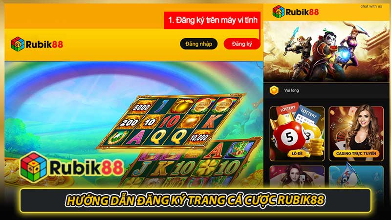 Hướng dẫn đăng ký trang cá cược Rubik88